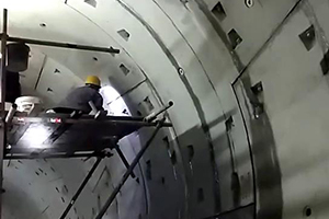 玉林地铁堵漏现场视频